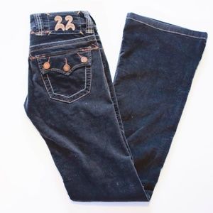 Gray velvet like jeans by 22